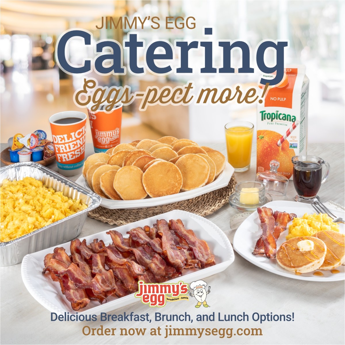 Jimmy's Egg Catering, breakfast, brunch and lunch options